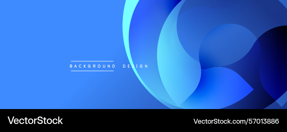 Abstract blue background features overlapping Abstract blue background features overlapping vector image