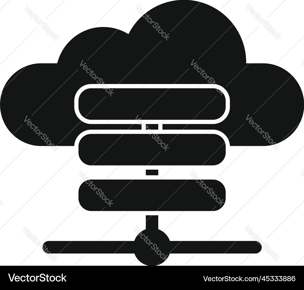 Data Server Cloud-Symbol einfache Dateispeicherung Data Server Cloud-Symbol einfache Dateispeicherung vektorbild