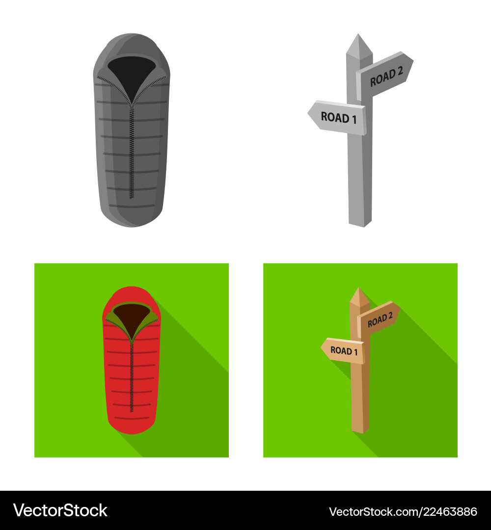 Design of mountaineering and peak sign set Vector Image