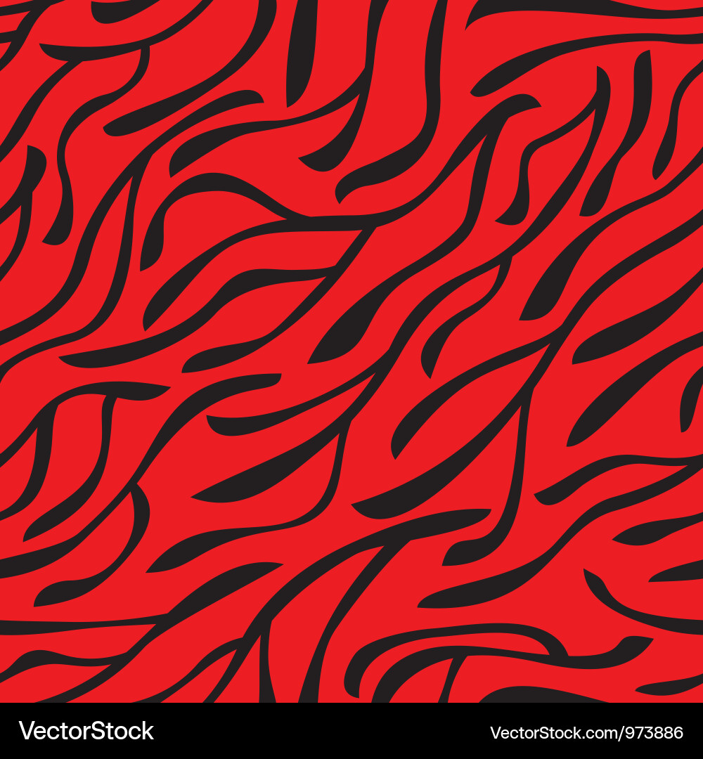 Red and Black Abstract Pattern vector image