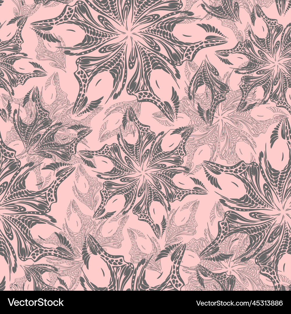 Seamless gray openwork pattern of abstract Seamless gray openwork pattern of abstract vector image