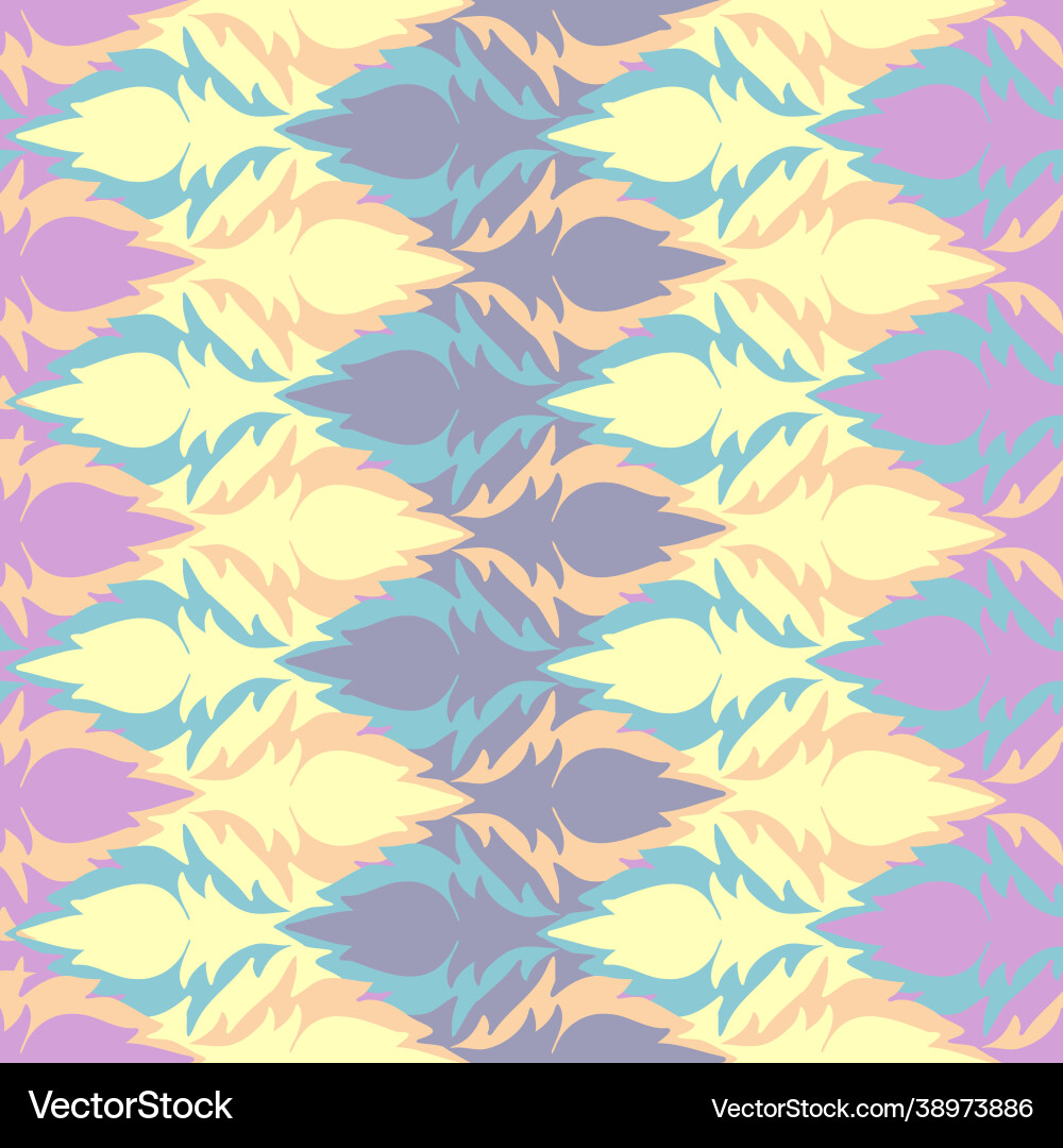 Seamless pattern with decorative abstract Vector Image
