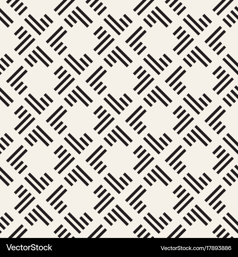 Seamless pattern with stripes abstract vector image