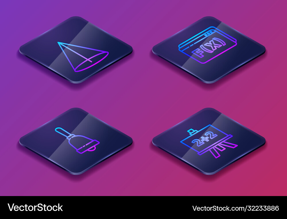 Set isometric line graph schedule chart diagram Set isometric line graph schedule chart diagram vector image