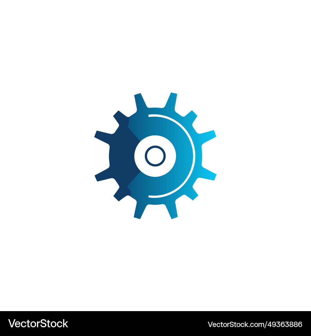 Software implementation filled blue logo Software implementation filled blue logo vector image