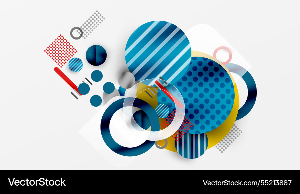 Abstract geometric background with overlapping Abstract geometric background with overlapping vector image