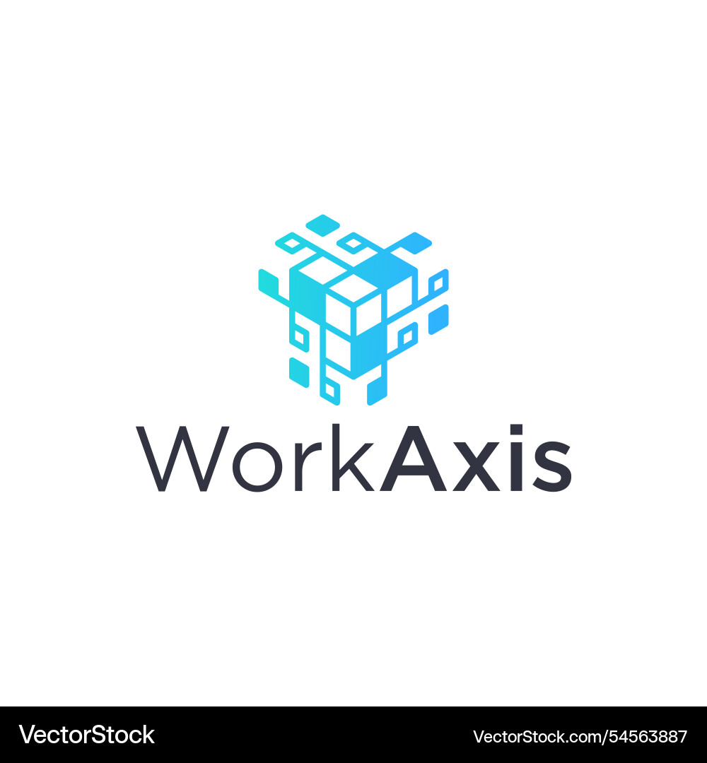Box technology logo Vector Image