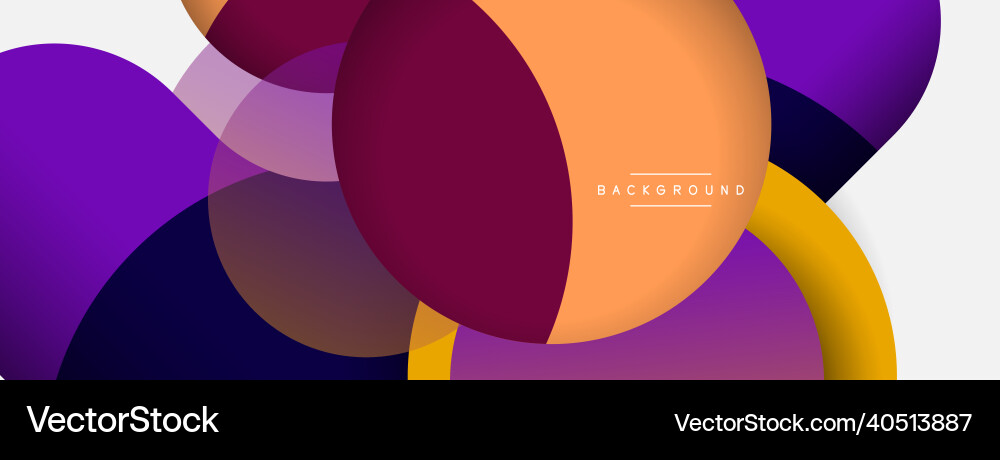 Circle and round shapes abstract background Circle and round shapes abstract background Vector Image