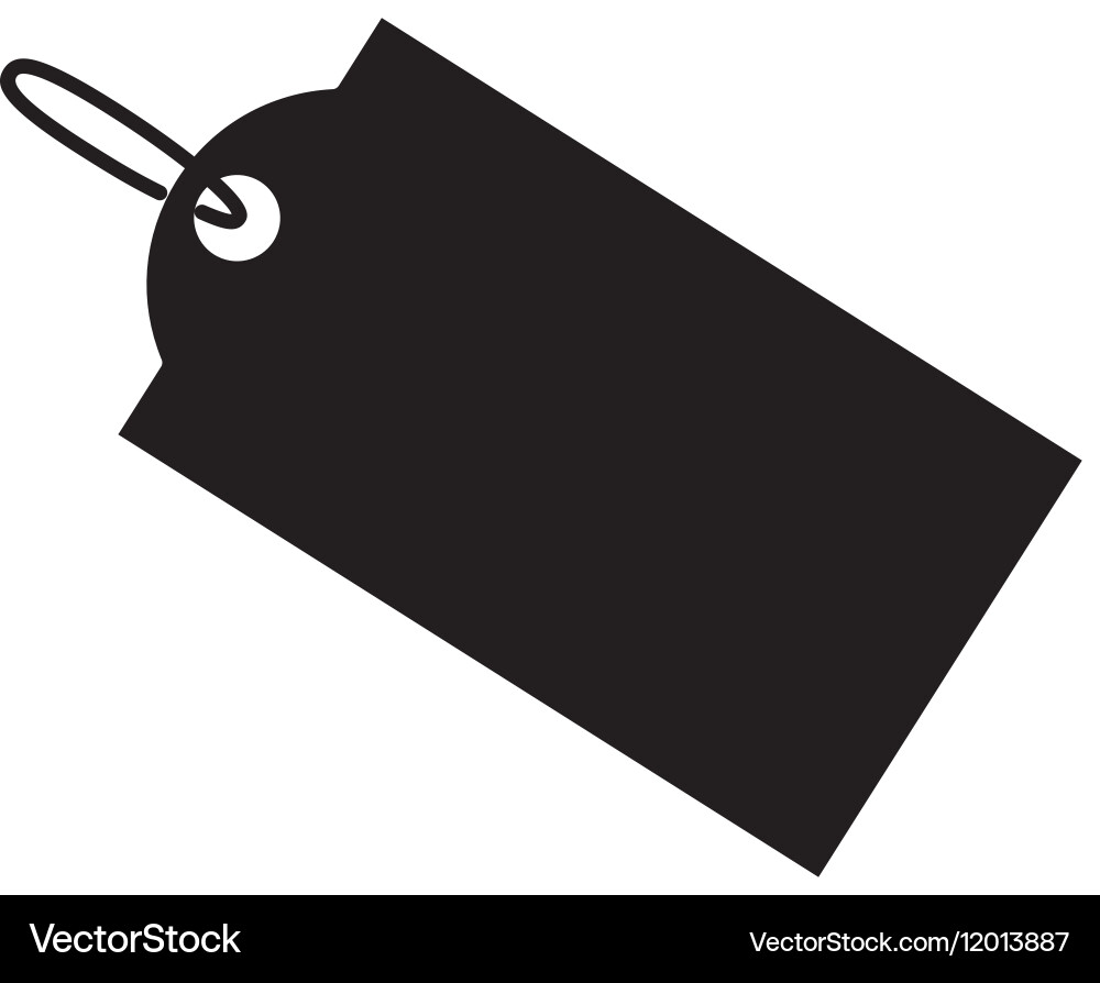 Label or tag icon image Vector Image