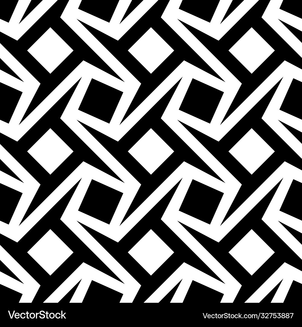 Linear abstract seamless pattern vector image