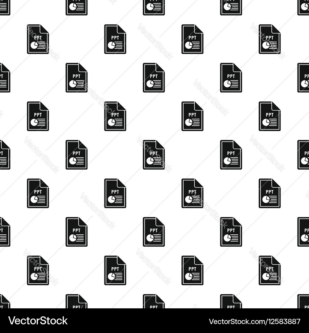 Ppt file pattern simple style vector image