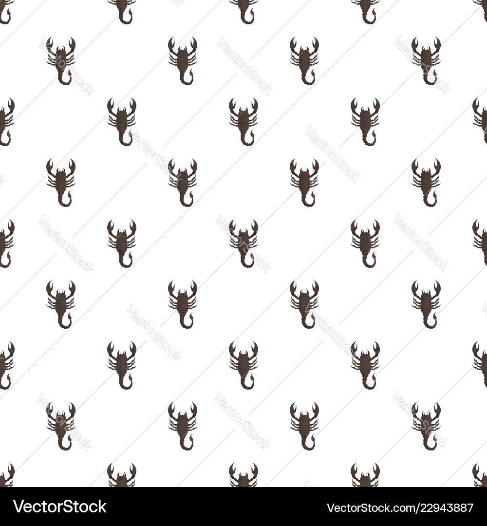 Scorpion pattern seamless Vector Image