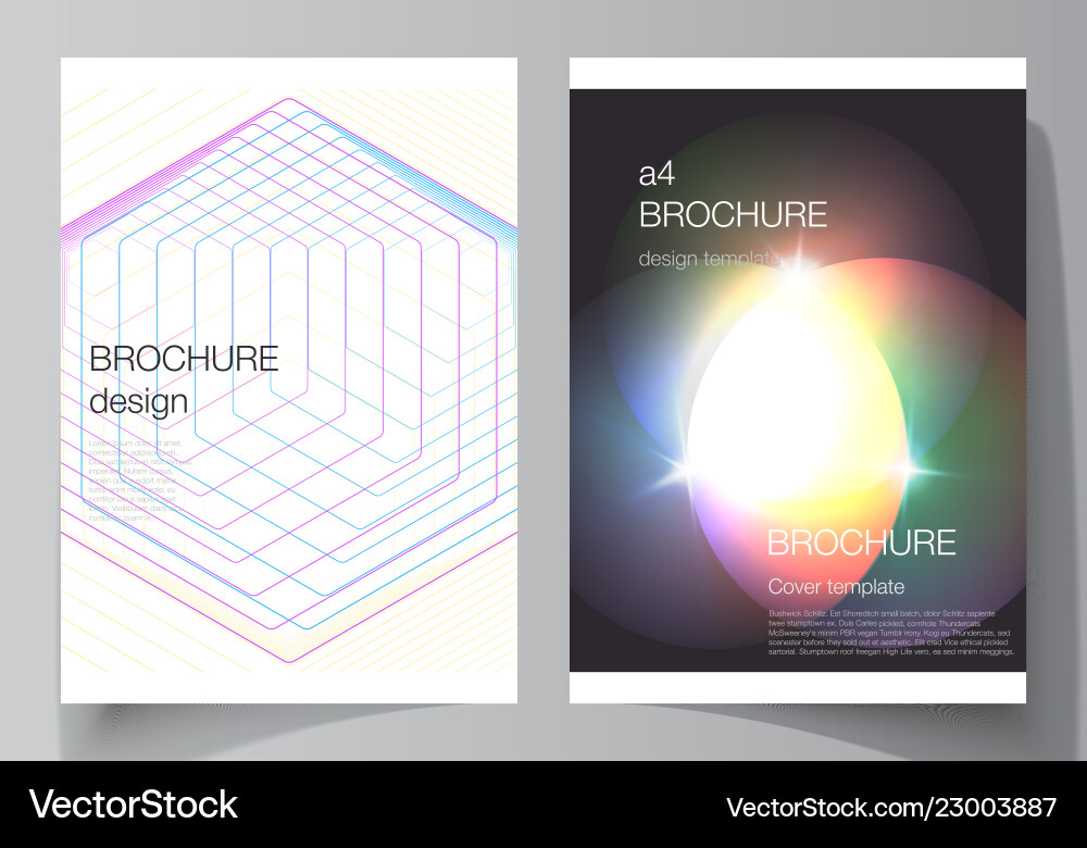 The layout of a4 format The layout of a4 format vector image