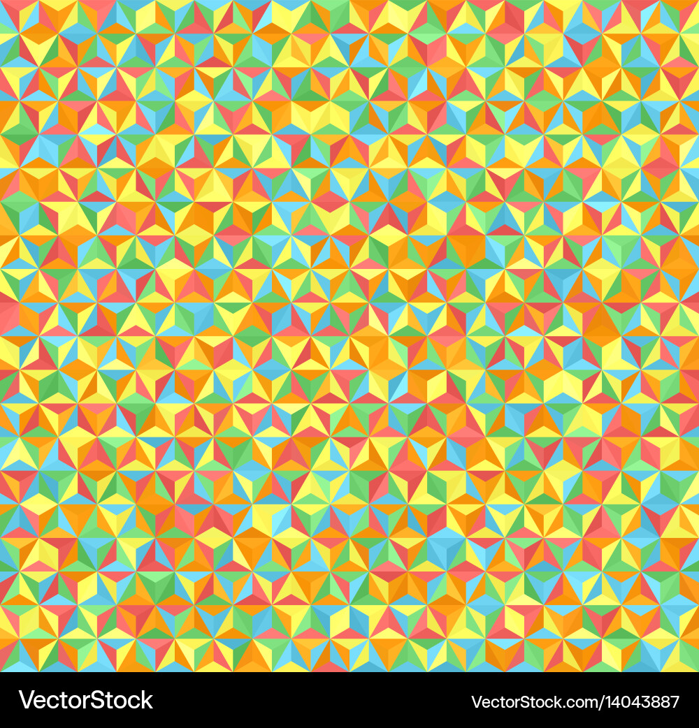Triangle pattern seamless geometric background vector image