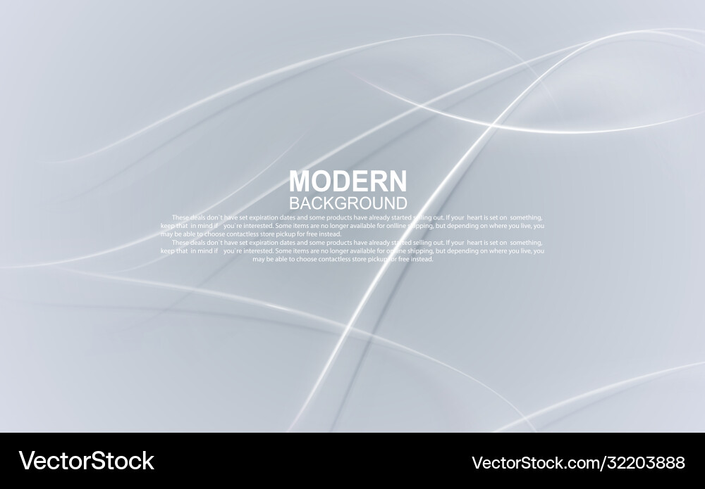 Abstract light gray background with a gradient Vector Image