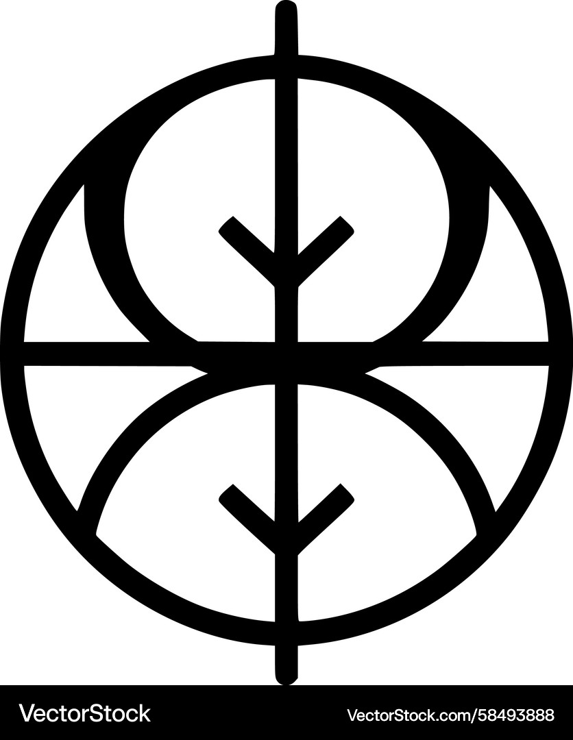 Circular Arrow Symbol - Infinity Loop Vector Image