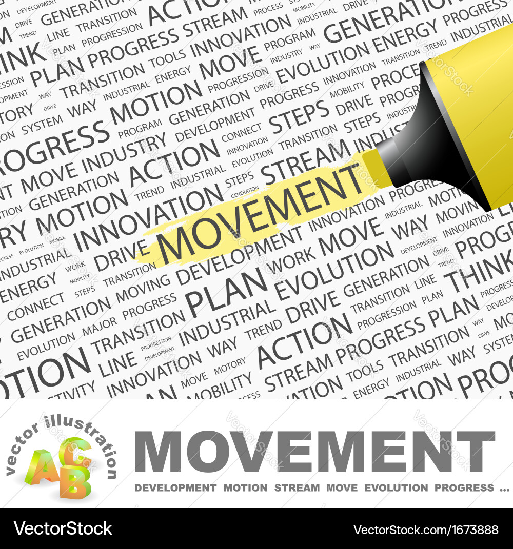 Dynamic Motion & Progress vector image