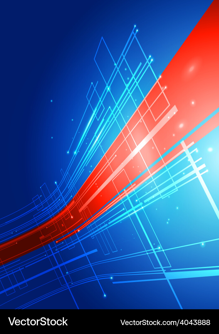 Dynamic Technology Abstract Background vector image