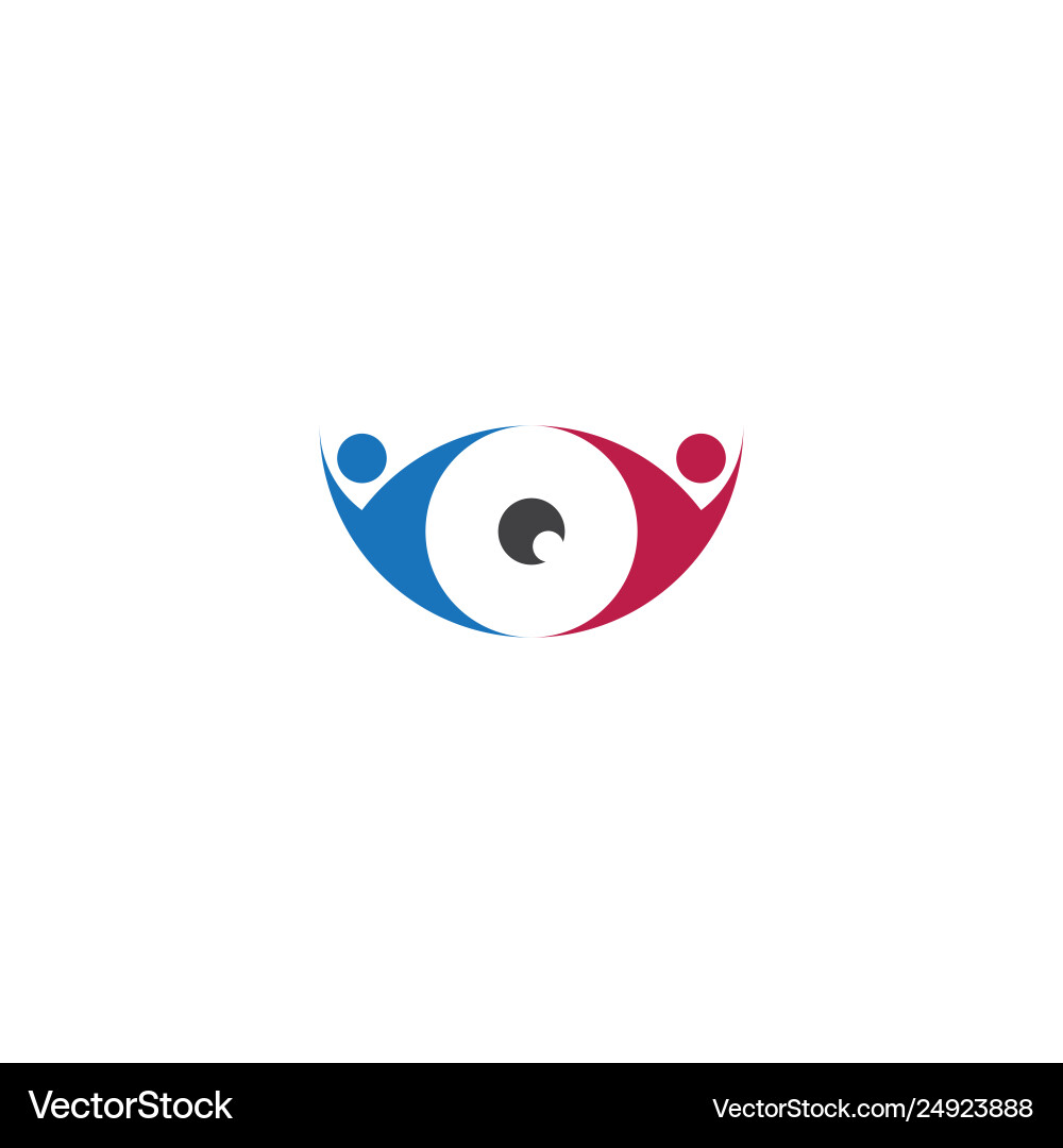 Optisches Augen-Logo - Vision & Gesundheit vektorbild