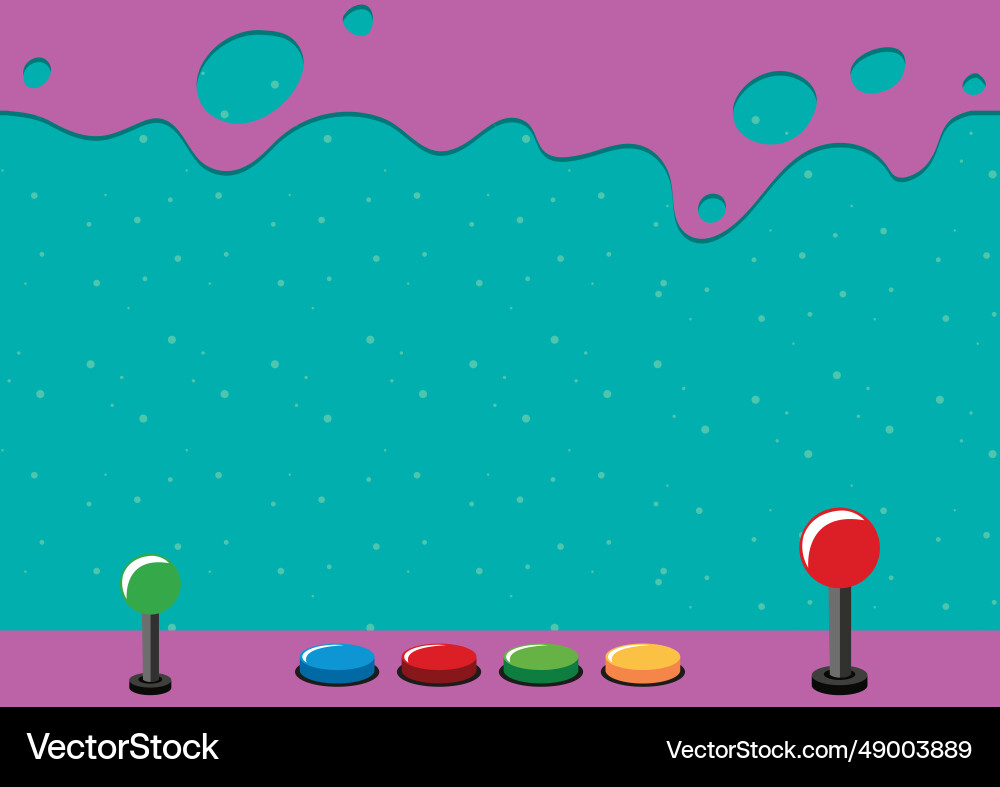 Arcade games machine display theme background vector image