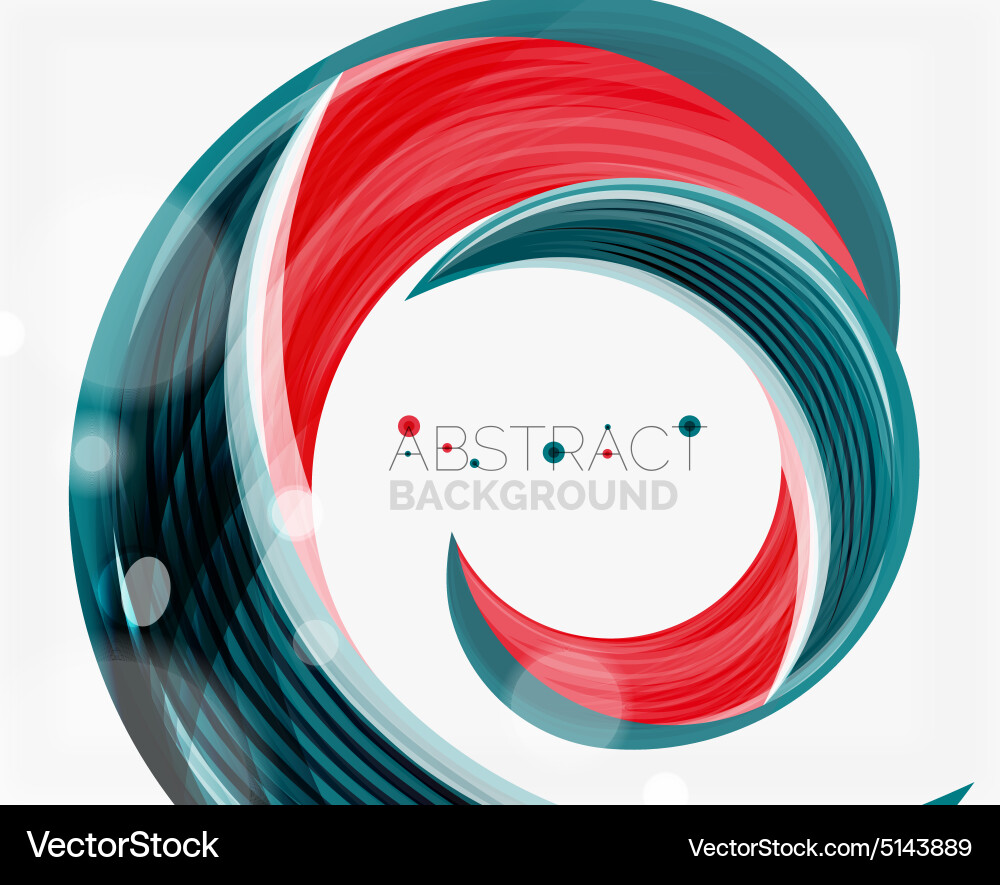 Swirl line abstract background vector image