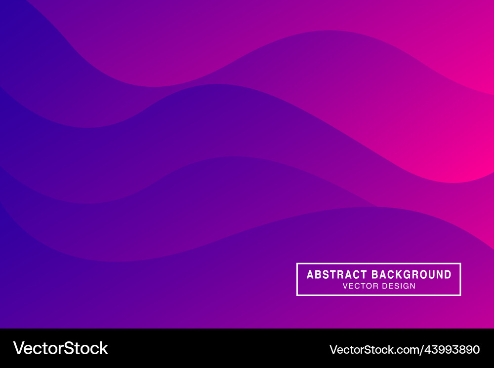 Abstract dynamic wave gradient background Vector Image