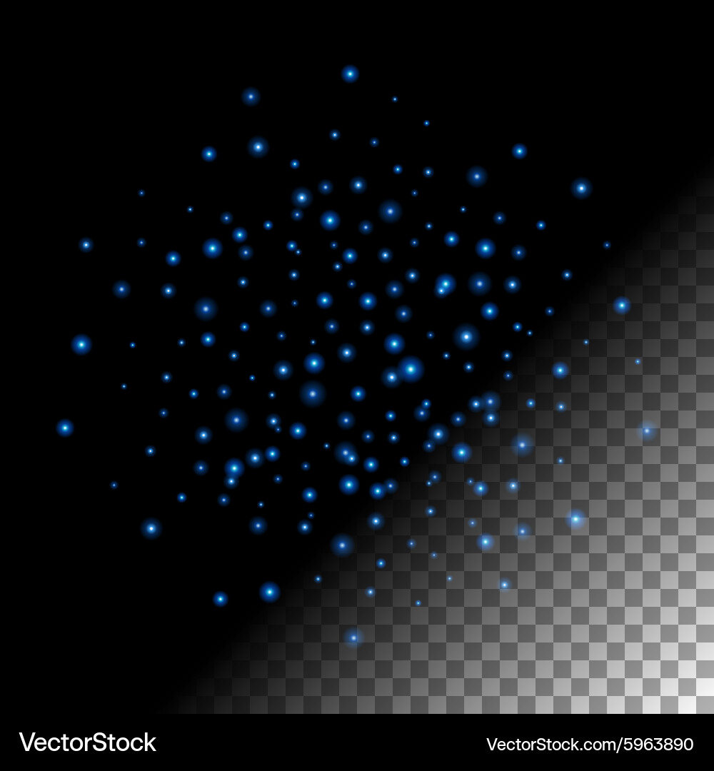 Abstract Sparkle Lights Bokeh vector image