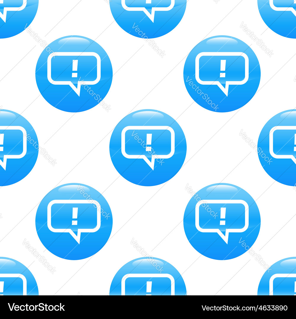 Answer message sign pattern Vector Image