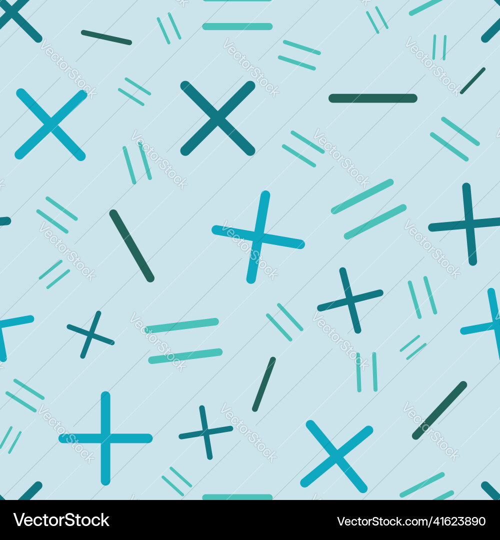 Calculate symbols seamless repeat pattern Calculate symbols seamless repeat pattern vector image