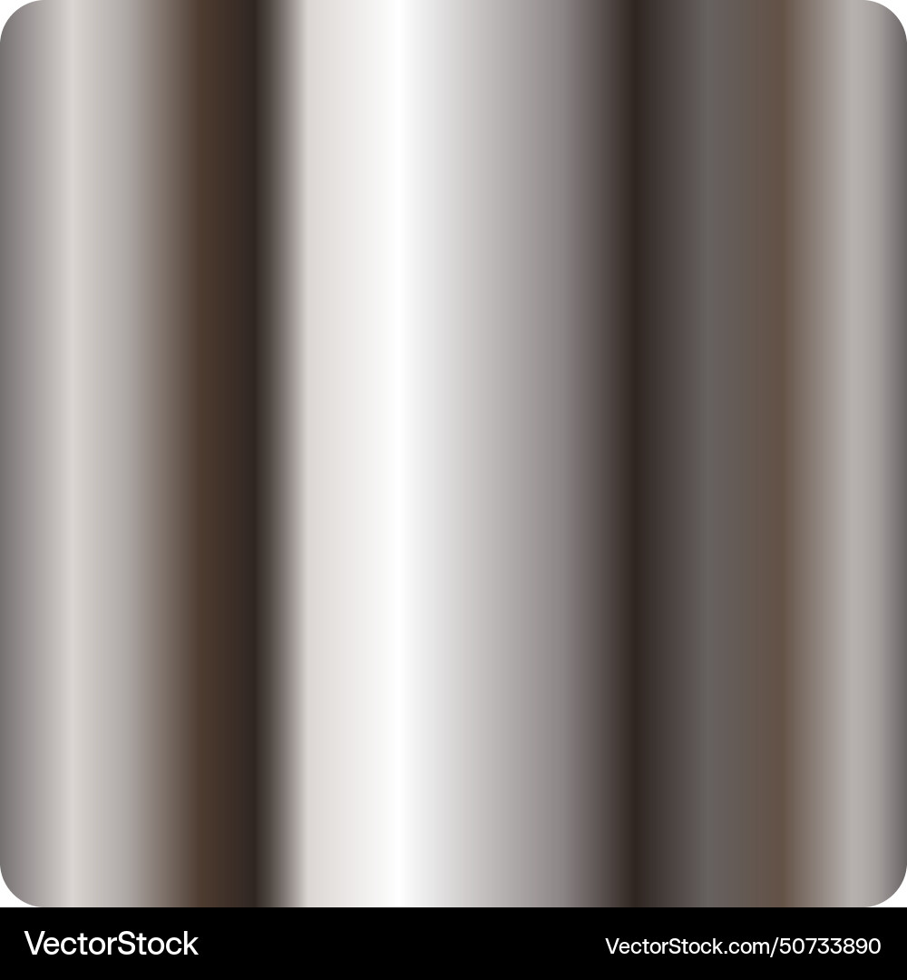 Chrome Metallic Gradient Pattern vector image