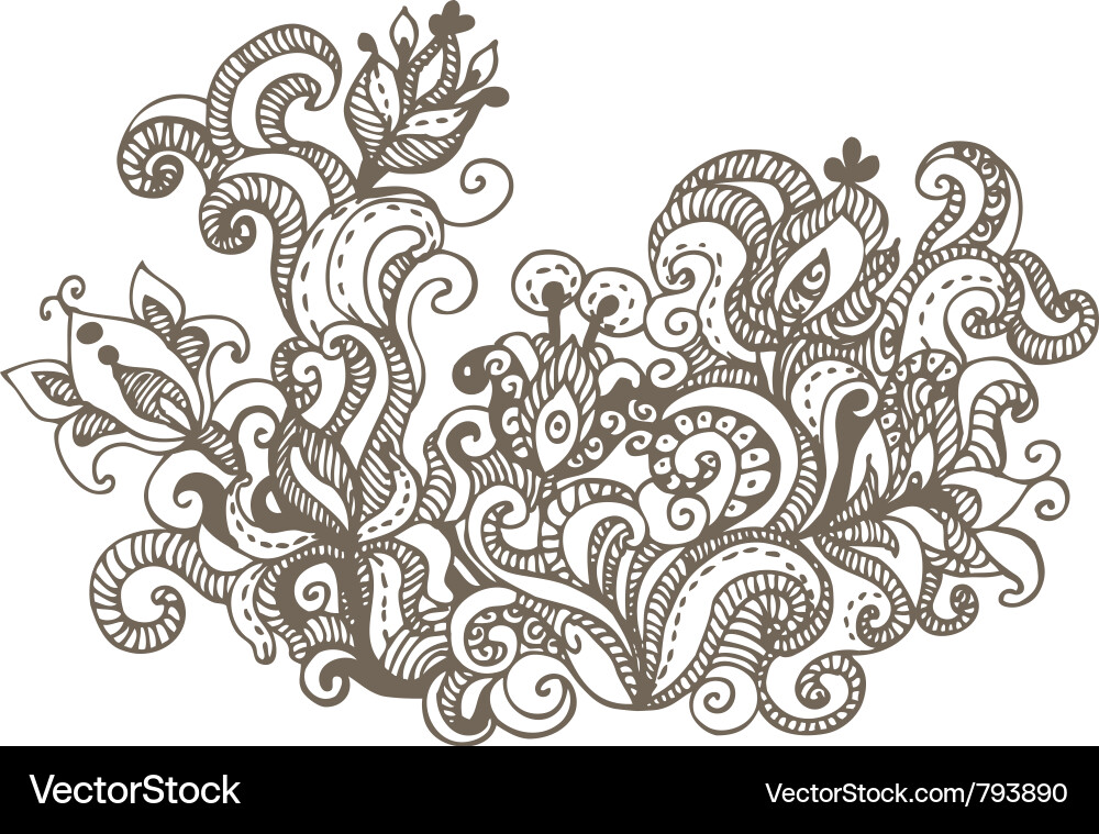 Doodles design elements Vector Image