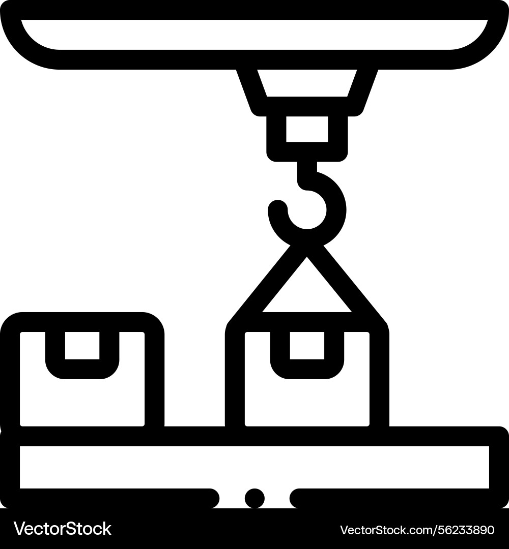 Picker icon thin linear style design isolated vector image