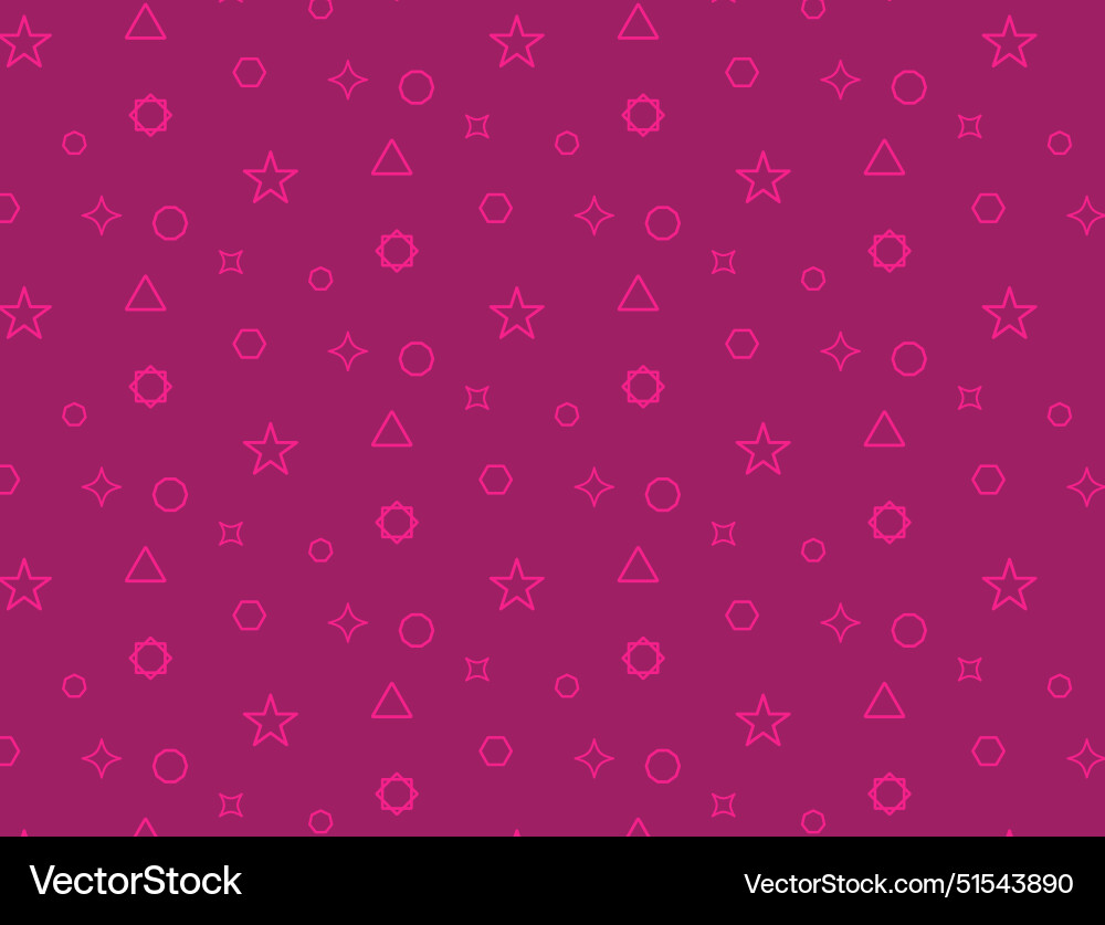 Seamless pattern design with different shapes Seamless pattern design with different shapes vector image