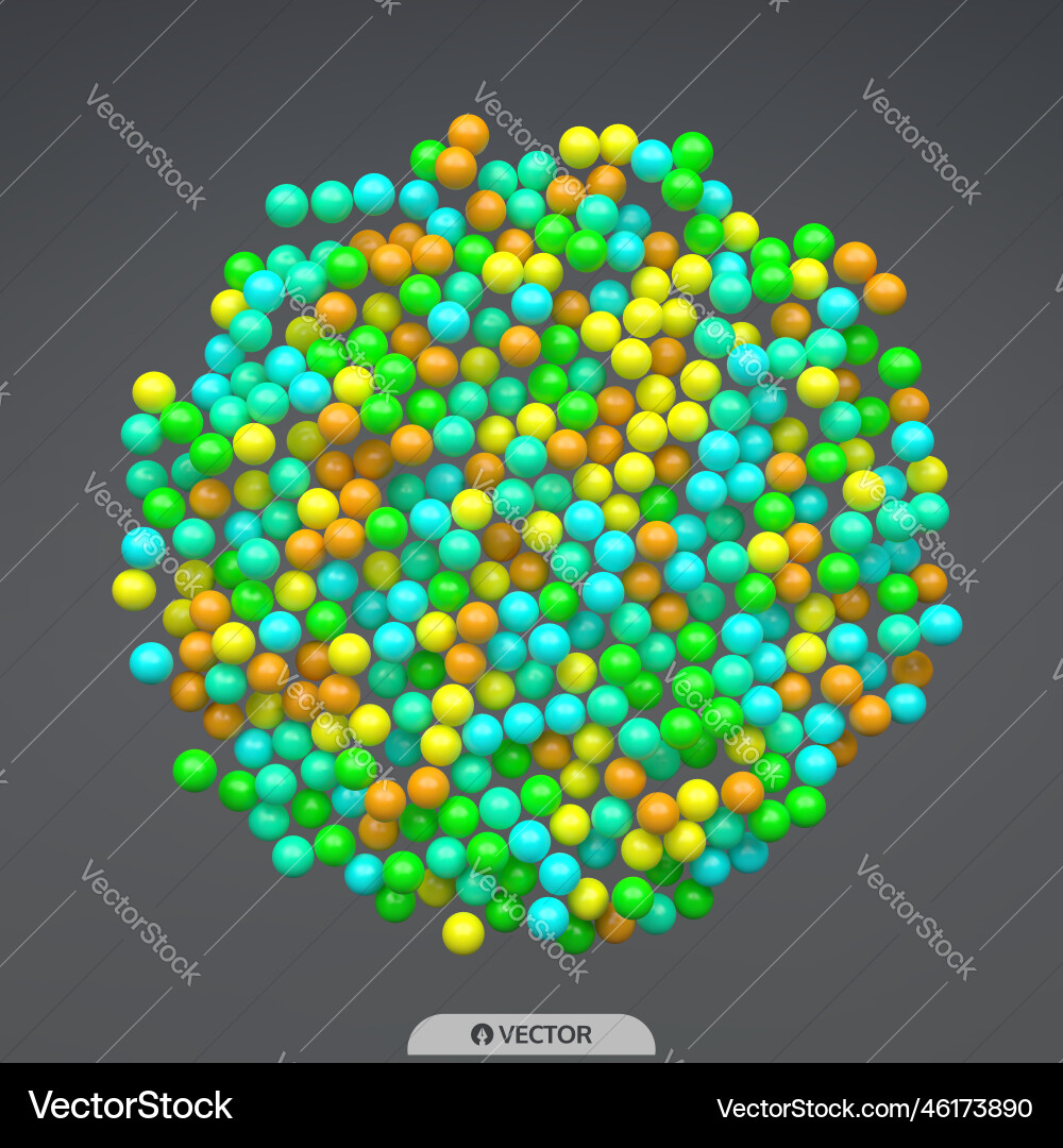 Sphere abstract structure with particles Sphere abstract structure with particles vector image