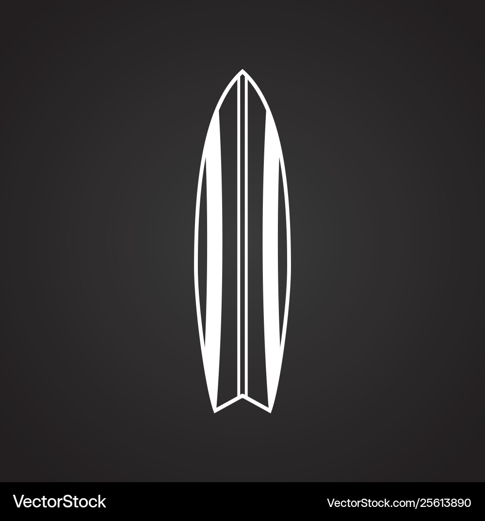 Surfboard icons on background for graphic and web Surfboard icons on background for graphic and web vector image