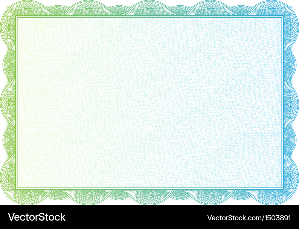 Certificate Background Pattern vector image