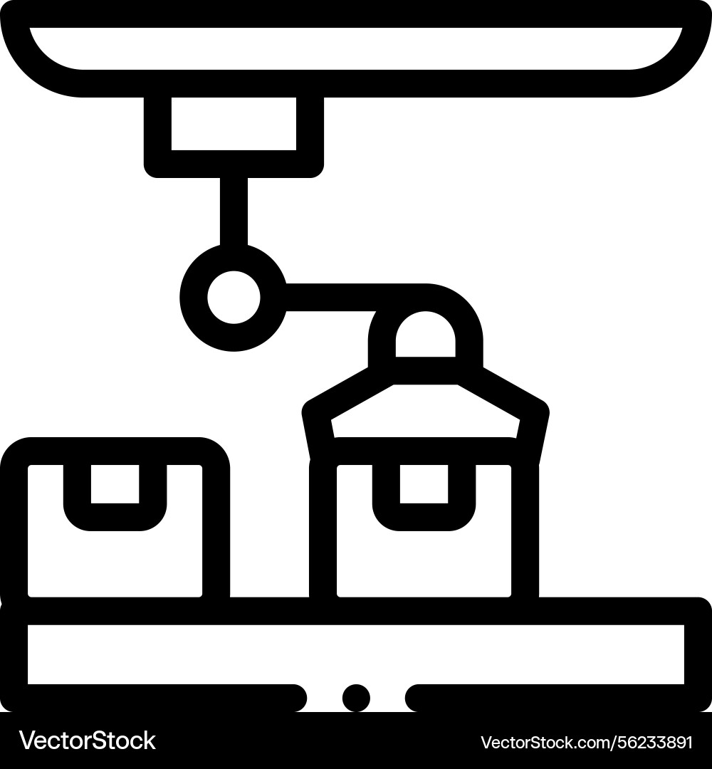 Picker icon thin linear style design isolated Picker icon thin linear style design isolated vector image