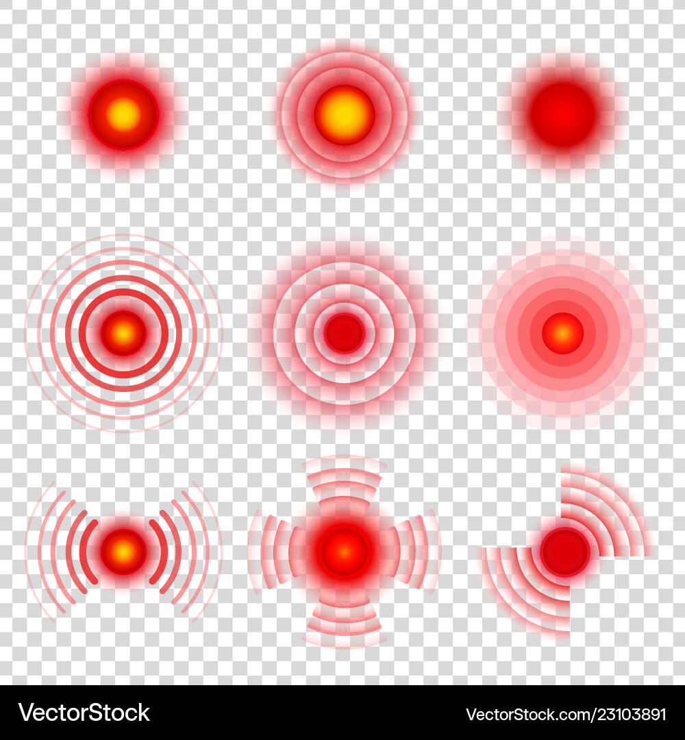 Schmerzen Kreise Körper schmerzhafte Fleck markiert medizinische Schmerzen Kreise Körper schmerzhafte Fleck markiert medizinische vektorbild