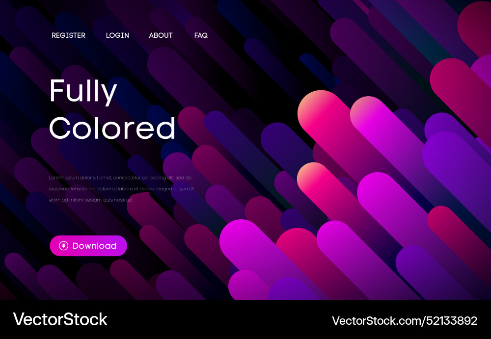 Abstract Gradient Background - Dynamic Shapes vector image
