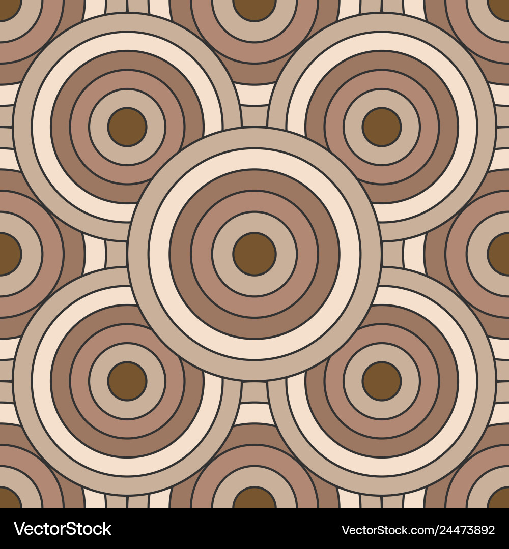 Circular seamless pattern Vector Image