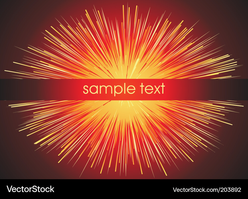 Dynamic Explosion Background vector image