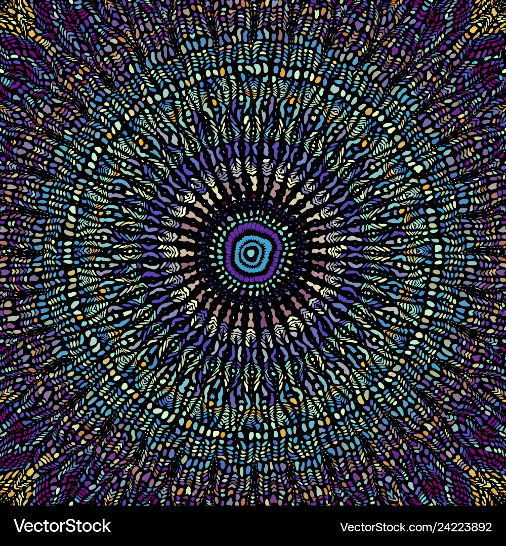 Mosaic art pattern curved image Mosaic art pattern curved image Vector Image