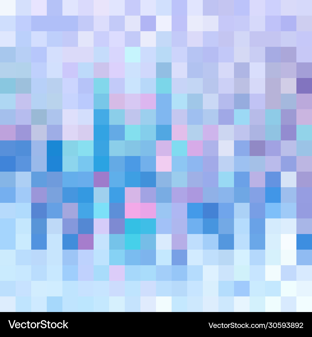 Multi color square pixel mosaic Multi color square pixel mosaic vector image
