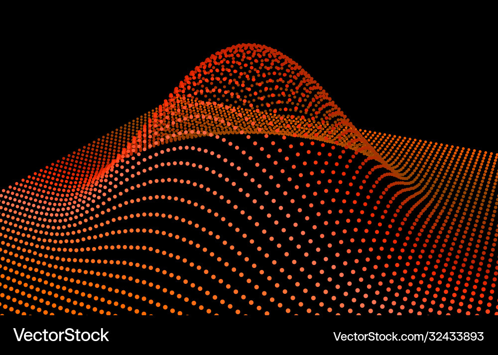Black hole anomaly distorting space particle flux Vector Image