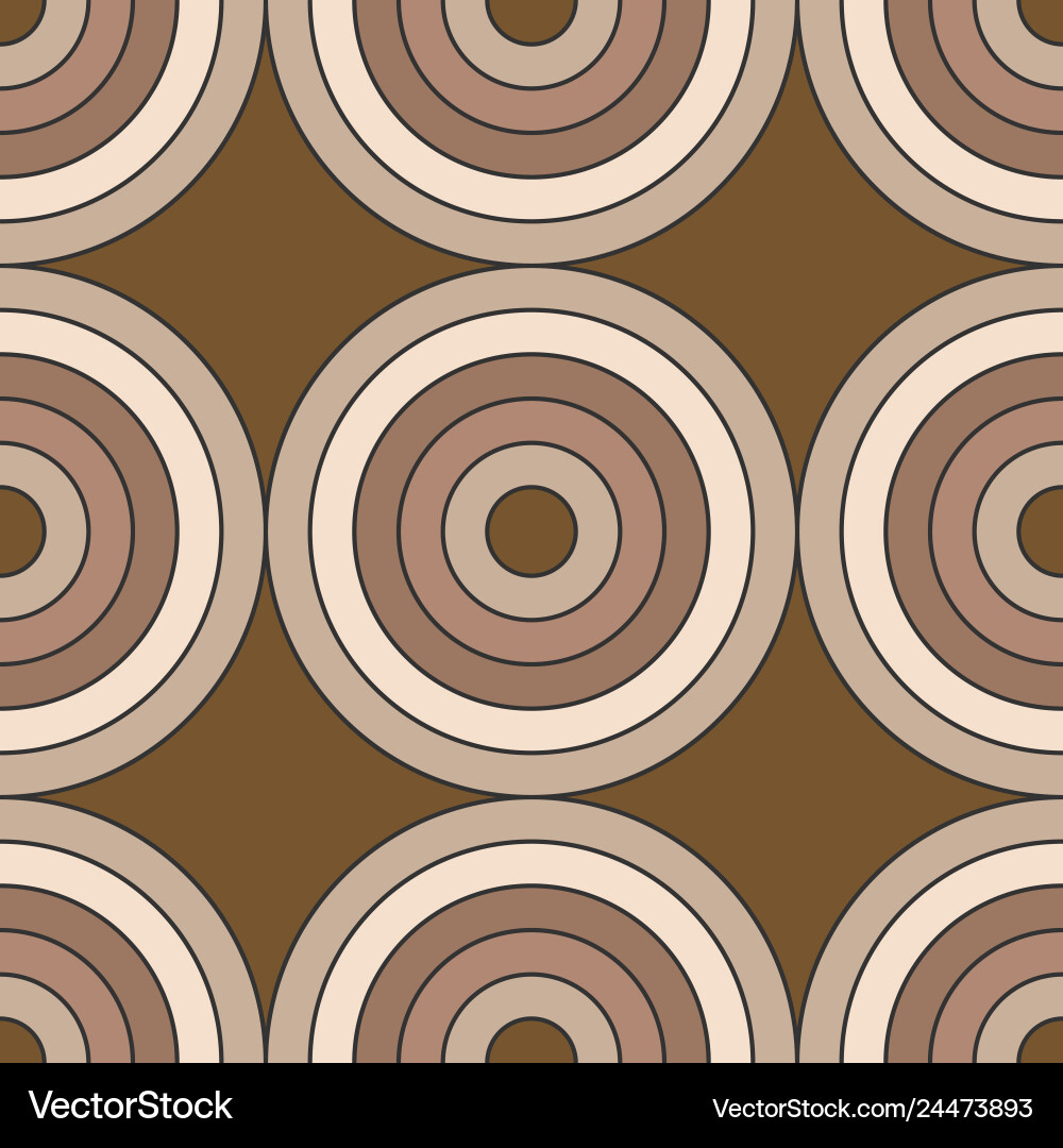 Circular seamless pattern Vector Image