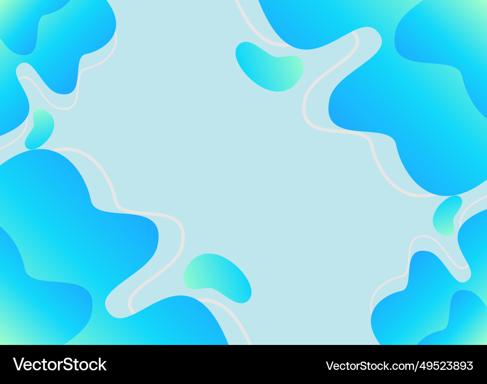 Colourful gradient background with liquid effect Vector Image