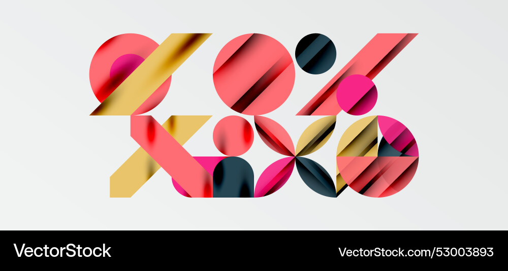 Geometric neo patterns abstract background vector image