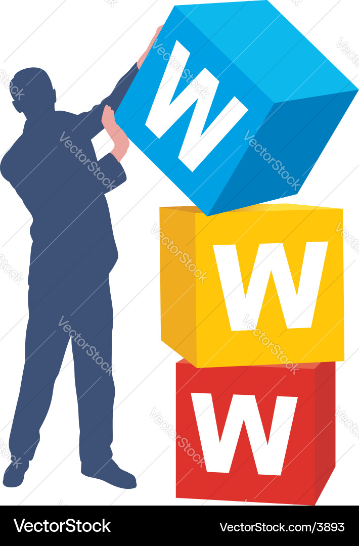 Global Network Vector Image
