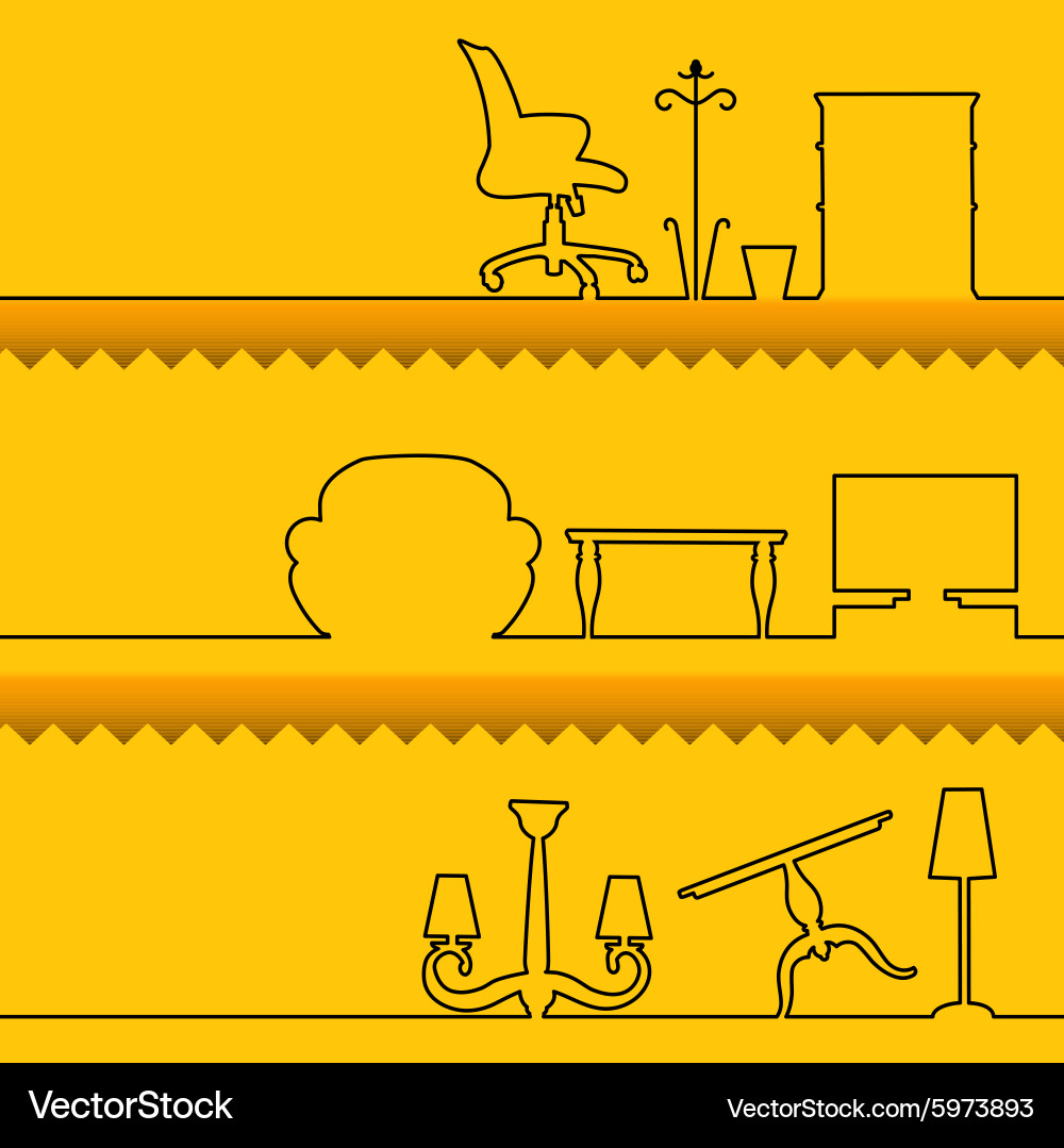 Linear Geometric Patterns vector image