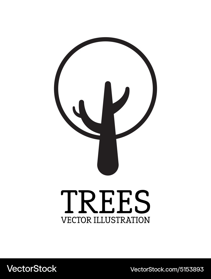 Tree design vector image